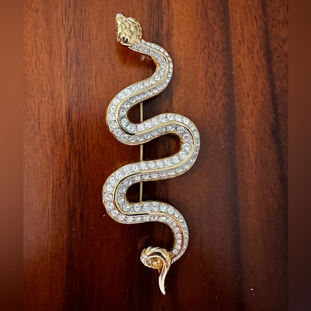 Swarovski Snake Brooch